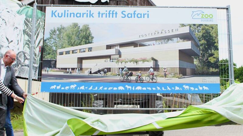 Duisburg stellt neue Zooterrassen vor: „Bisheriger Anblick ist kein Aushängeschild“