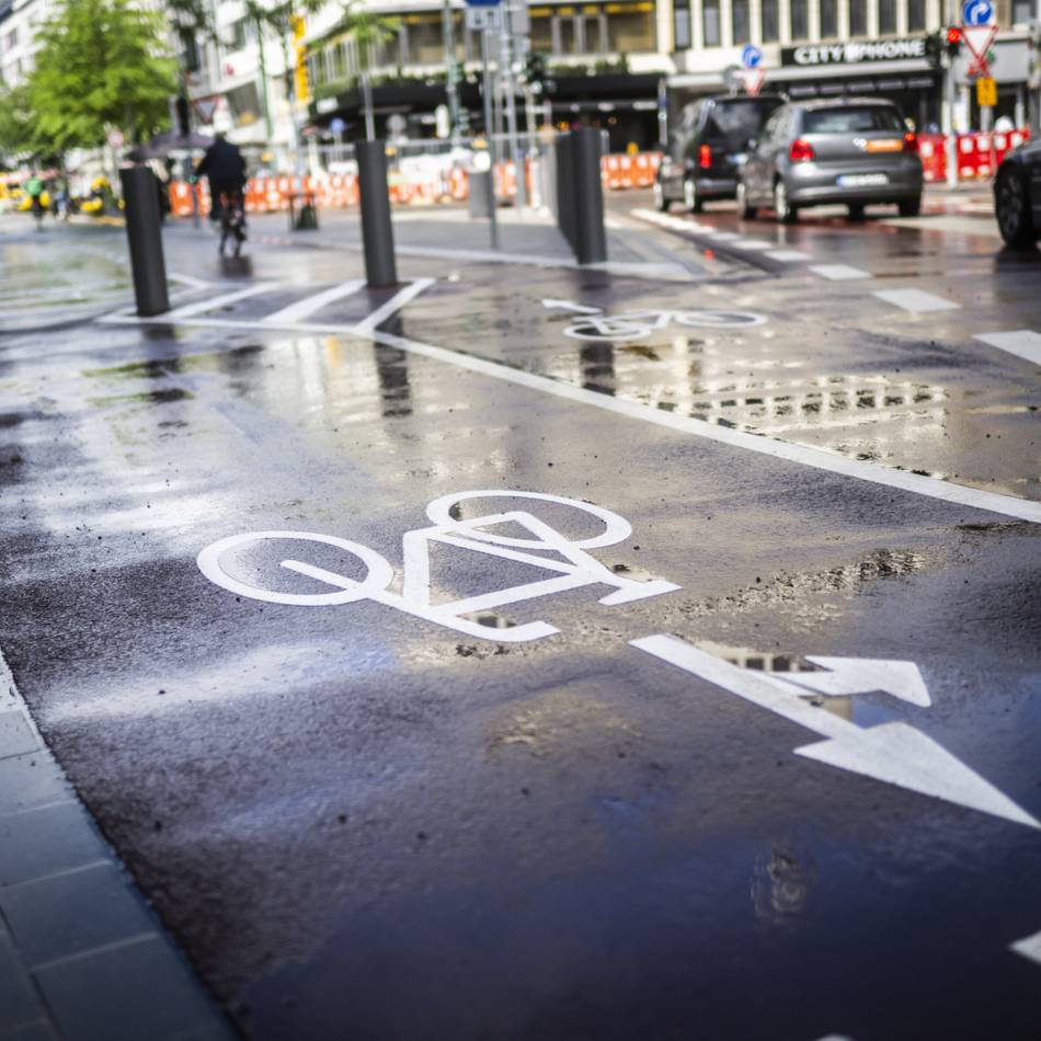 Zwischen Tonhallenstraße und Oststraße: Neue Fahrradstraße am Wehrhahn – ein kurzes Stück Radfahrer-Glück
