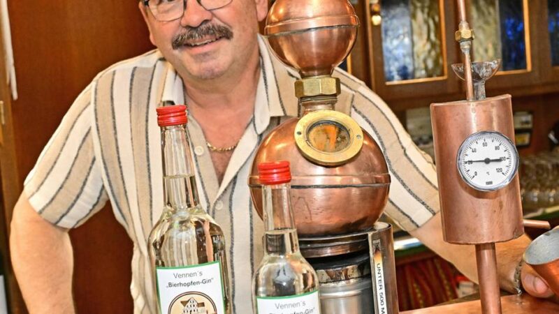 Vom „Alten Brauhaus“ in Korschenbroich-Liedberg: „Schnapsidee“ von Gastwirt Vennen kommt ins Verkaufsregal