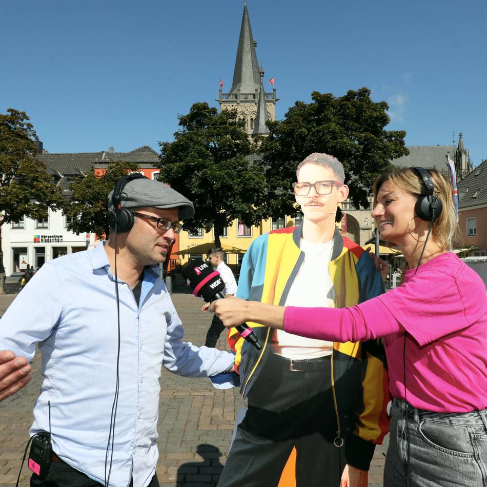 Radio hautnah erleben: 1Live sendete live aus Xanten