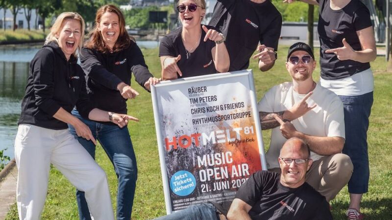 „Hotmelt 81 by Chris Koch“: Klever Musikfestival geht in die zweite Runde – „Wir setzen noch einen drauf“