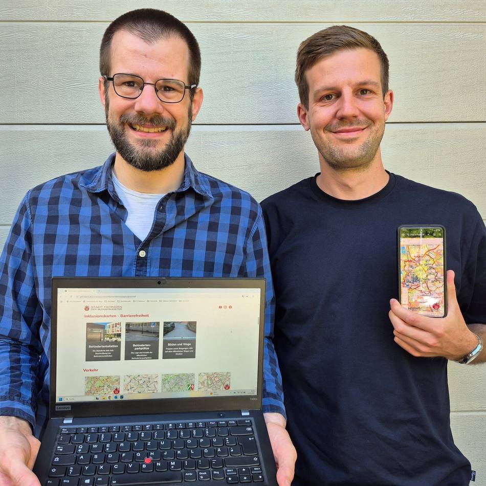 Neuer Service: Neue digitale Inklusionskarten für Ratingen
