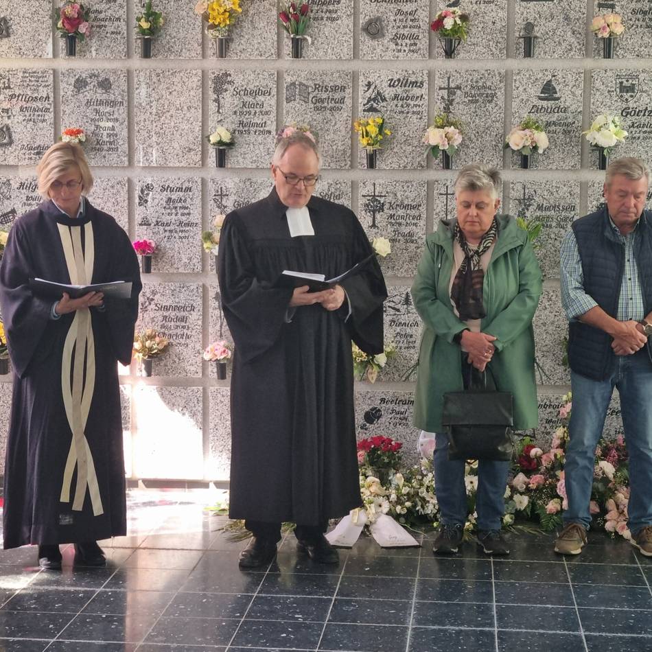 Erweiterung auf dem Friedhof: Mehr Platz im Granterather Kolumbarium
