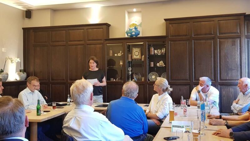 Katharina Reinhold zu Besuch in Meerbusch: CDU-Landratskandidatin will Zusammenarbeit der Kommunen stärken