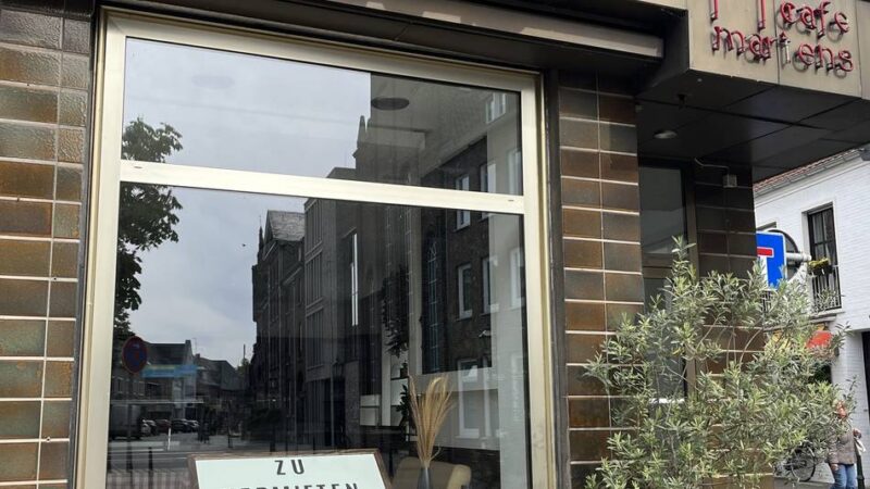 Am Gocher Markt: Taste of Ceylon gibt auf – Café Martens wieder zu vermieten
