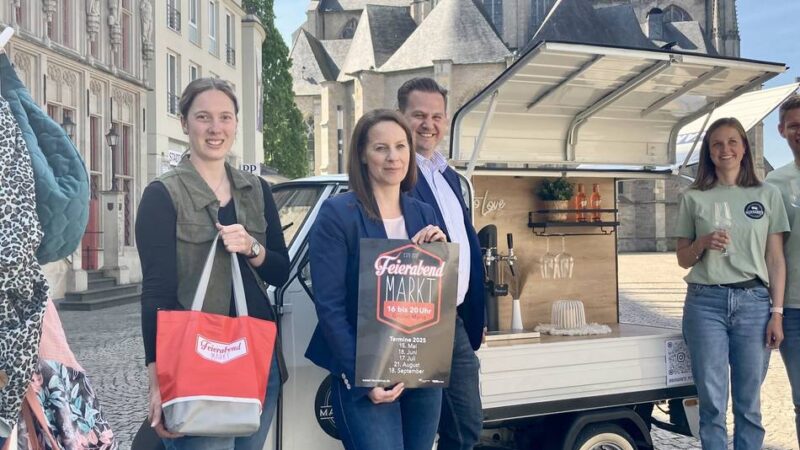 Fünf Termine bis September – Saisonstart am 15. Mai: Was den Weseler Feierabendmarkt auf dem Großen Markt attraktiv macht