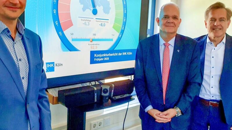 Frühjahrsumfrage der IHK: Stimmungsbarometer der Unternehmen im Keller