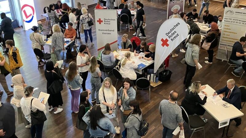 Jobkomet in Viersen-Dülken: Eine Jobmesse extra für Geflüchtete