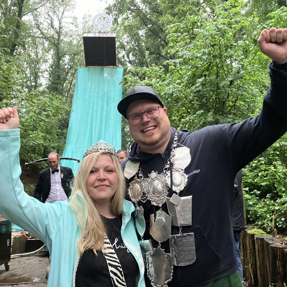 Alpener Junggesellenschützen feiern: Es ist angerichtet in der Schießschlucht