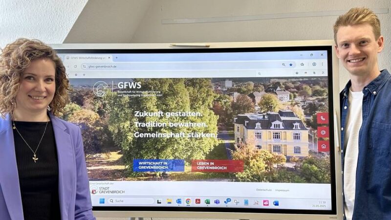 Bündelung in Grevenbroich: Wirtschaftsförderung optimiert ihre Internetpräsenz