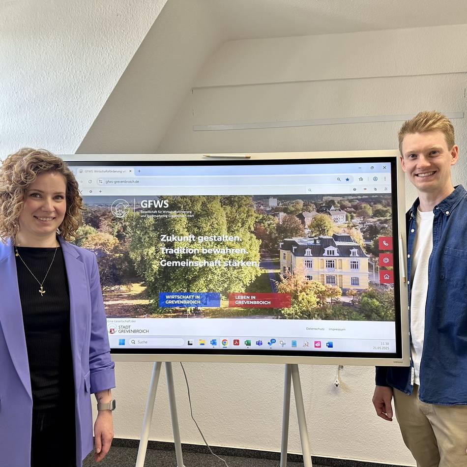 Bündelung in Grevenbroich: Wirtschaftsförderung optimiert ihre Internetpräsenz