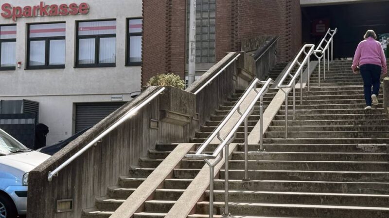 Nach sieben Jahren soll endlich etwas passieren: Pläne für neue „Sparkassen-Treppe“