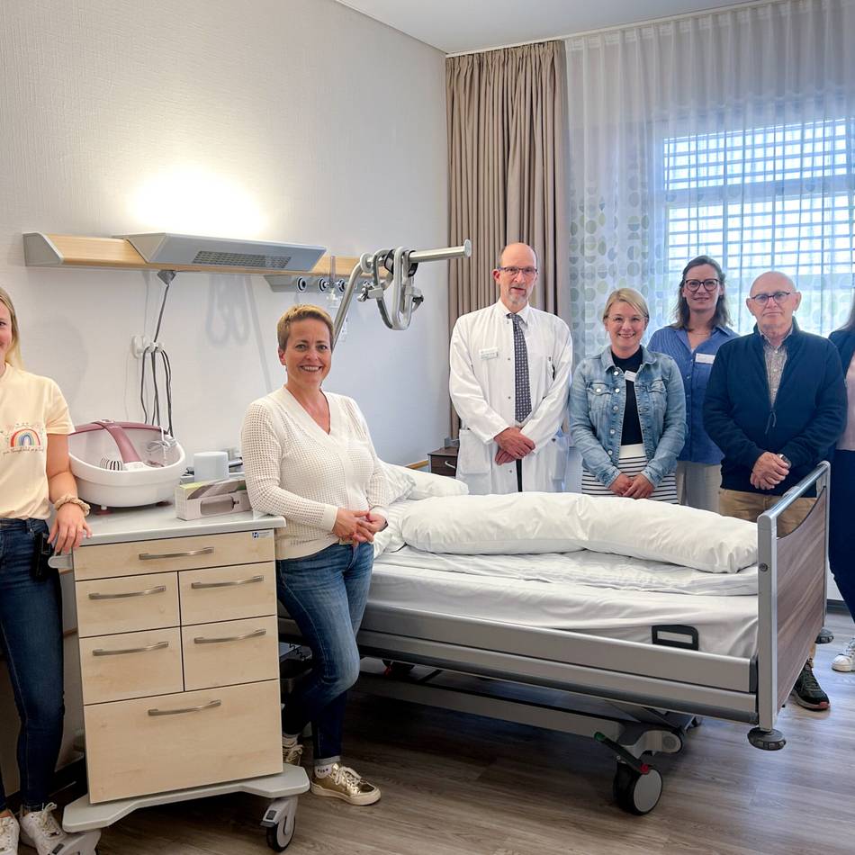 Wilhelm-Anton-Hospital Goch: Spende der IG Krebs für die Palliativstation