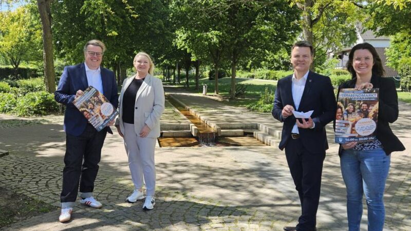 Am 21. Mai: Erster Feierabendmarkt in Voerde – das wird geboten