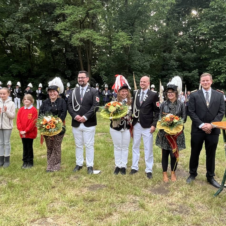 Premiere bei der St.-Antonius-St.-Hubertus-Bruderschaft Sevelen 1453: Sevelen hat erstmals eine Schützenkönigin