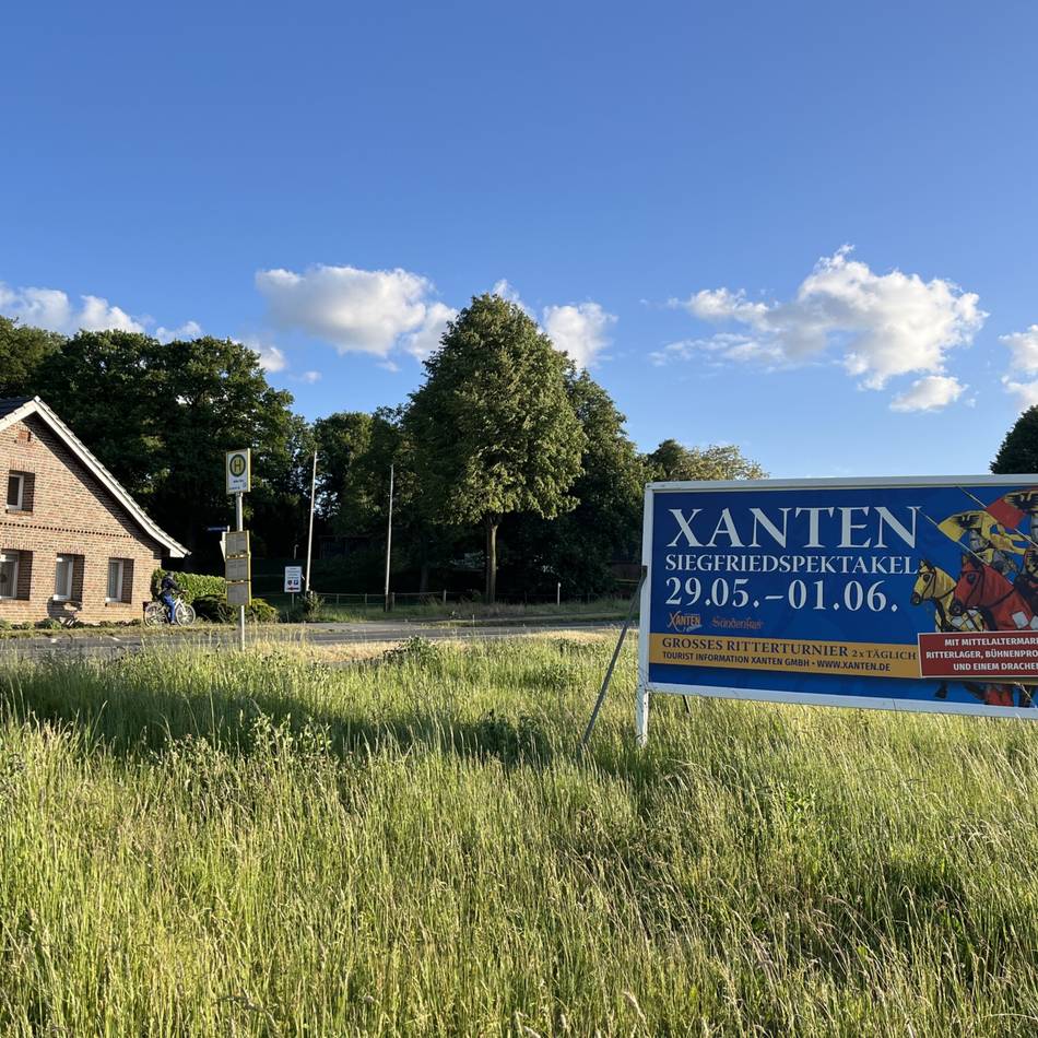 Störende Reklame im Stadtbild: Kalkar geht gegen große Werbetafeln vor