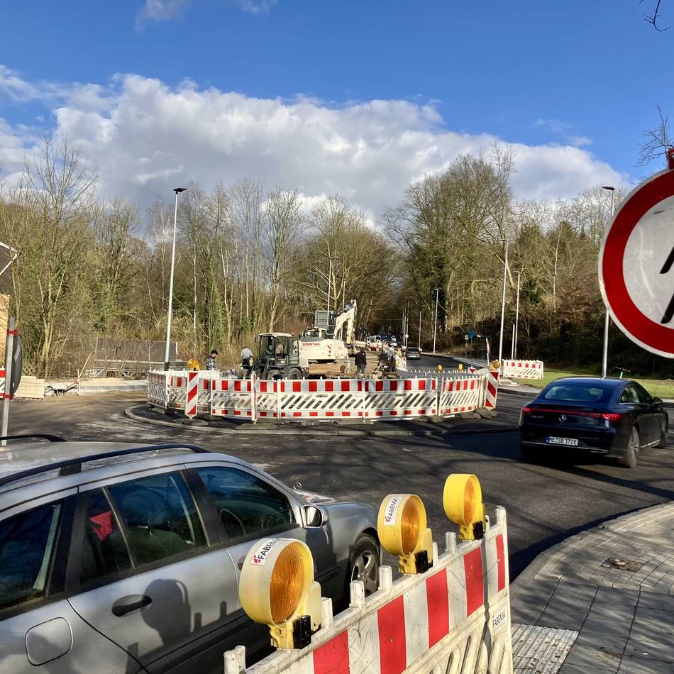 Zwischen Solingen und Haan: Baustelle an der Ittertalstraße zieht sich bis Juni