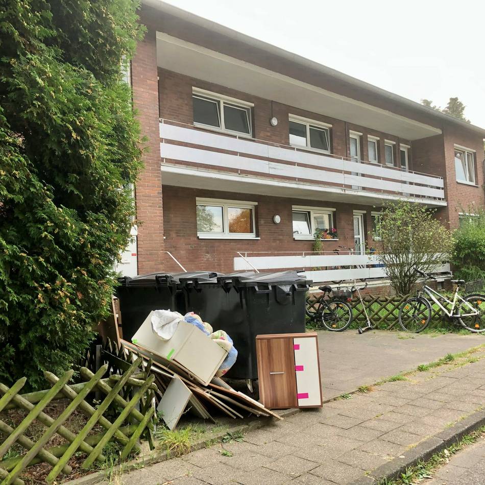 An der Schleppbahn in Neuss: Schon wieder ein Brand im Obdachlosenheim