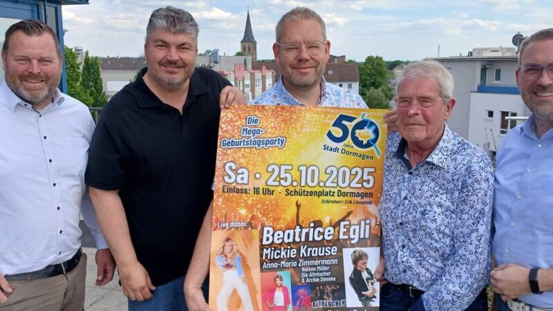 Überraschung zum Stadtjubiläum: Beatrice Egli singt in Dormagen