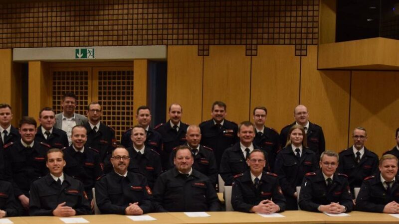 Truppführer-Lehrgang: Neue Führungskräfte für die Feuerwehr im Kreis Heinsberg