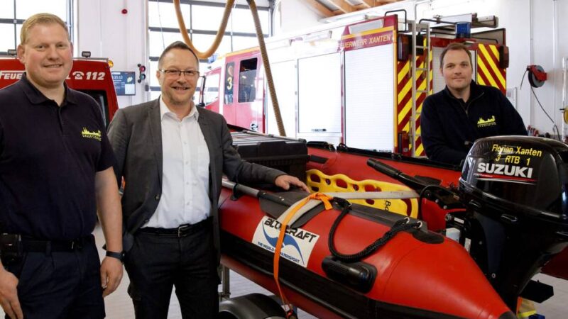 Jubiläum und Gebäude-Einweihung: Feuerwehr Lüttingen hat zwei Gründe zum Feiern