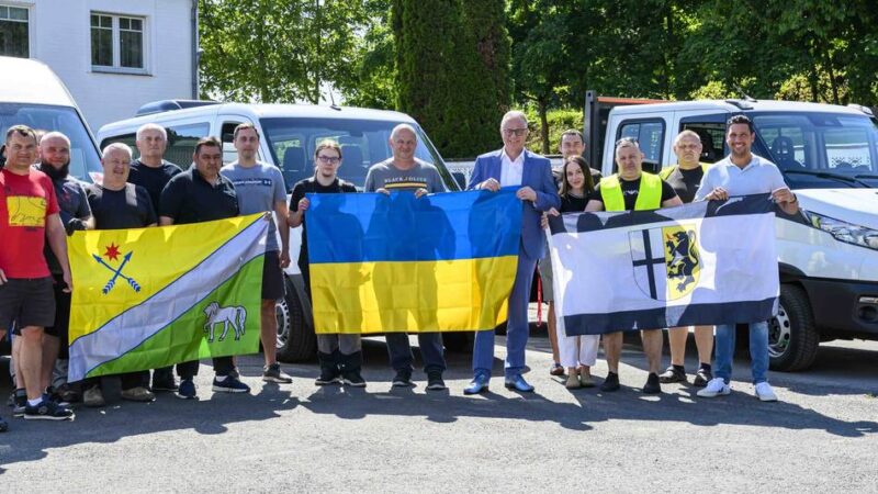 Stark vom russischen Angriffskrieg betroffen: Rhein-Kreis unterstützt erneut ukrainische Partnerstadt