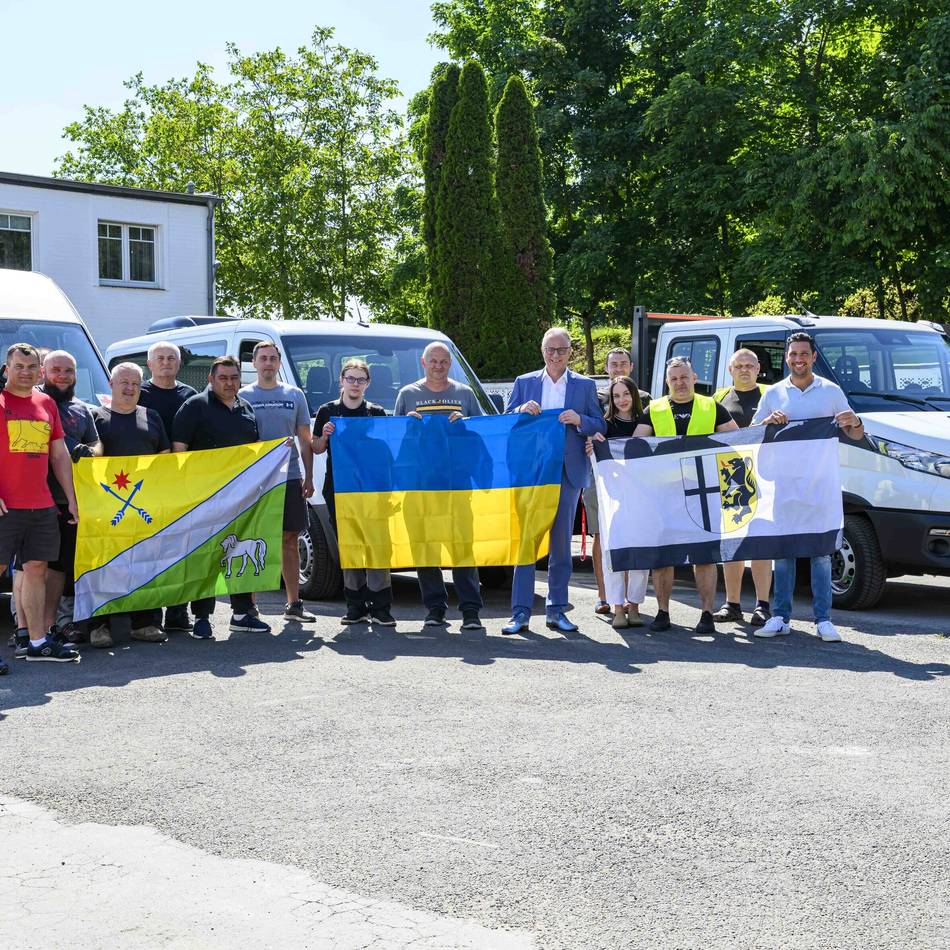 Stark vom russischen Angriffskrieg betroffen: Rhein-Kreis unterstützt erneut ukrainische Partnerstadt