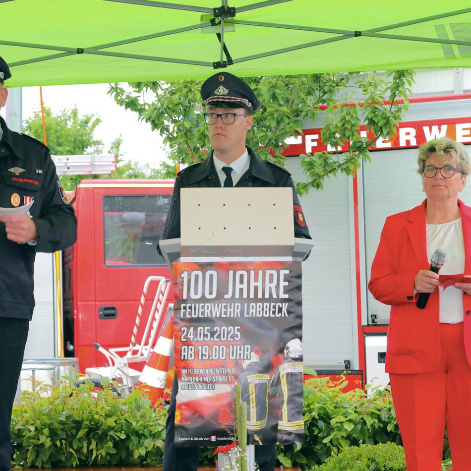Feuerwehr-Einheit Labbeck: Großes Dorffest zum 100. Geburtstag