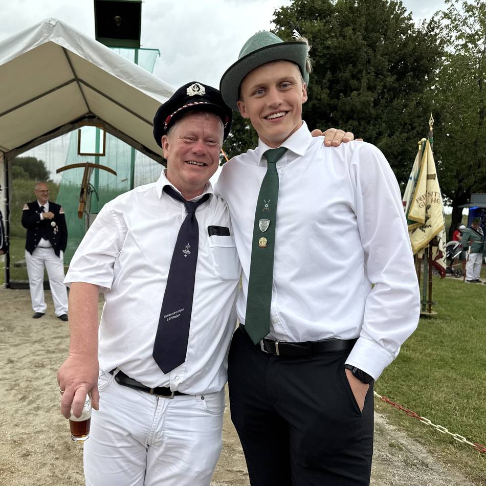 Schützenfest in Lüttingen: Die Nummer 1 ist jetzt auch König