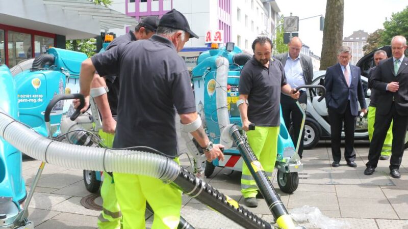 Antrag von CDU und FDP: Müllsauger soll den Dreck in der Gocher City sammeln