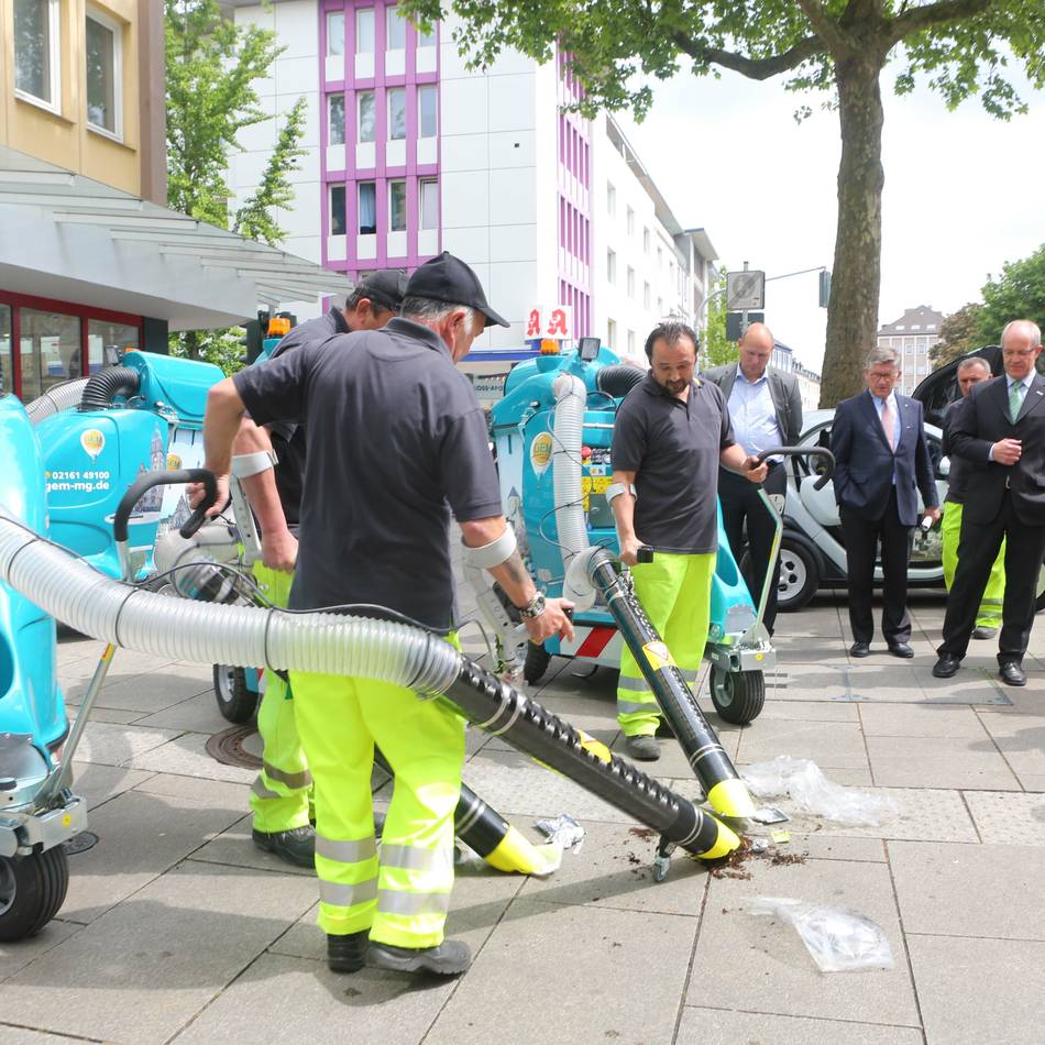 Antrag von CDU und FDP: Müllsauger soll den Dreck in der Gocher City sammeln