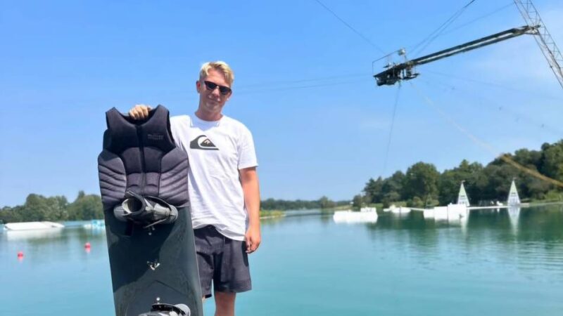 Wassersport extrem: 37-Jähriger will auf der Xantener Südsee einen Weltrekord brechen