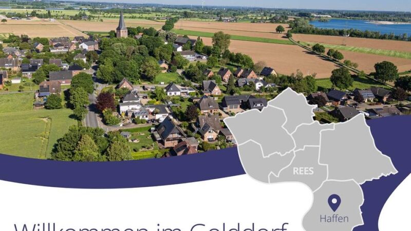Rees und seine Dörfer: Neue Schilder für die Ortsteile