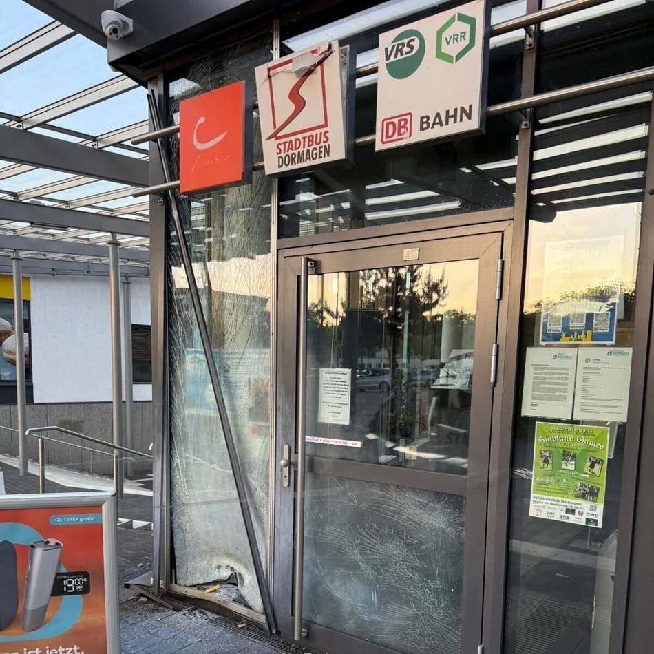 Schreckmoment in der Nacht: Sprengsatz detoniert am Dormagener Bahnhof