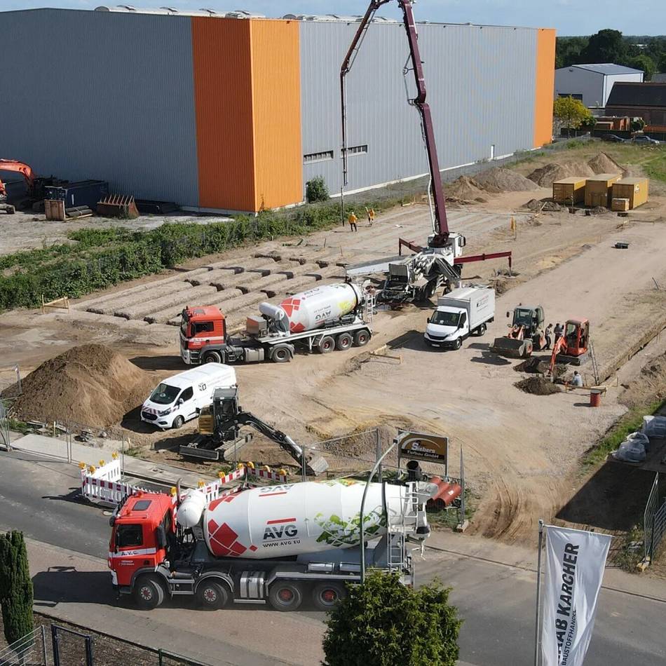 Fünf-Millionen-Investition in Goch: Im August soll die Container-Siedlung für Flüchtlinge fertig sein