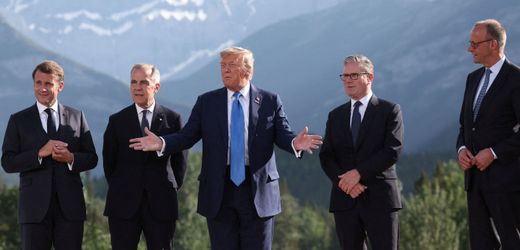G7 in Kanada: Und dann muss Donald Trump plötzlich ganz dringend los