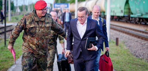 Ukraine-Krieg: Boris Pistorius in Kyjiw eingetroffen