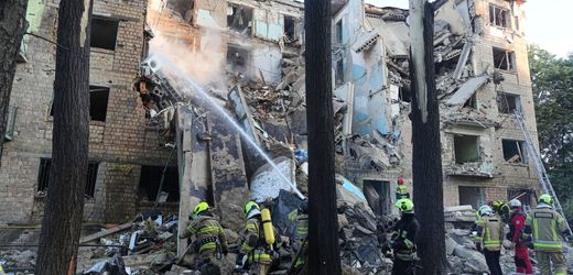 Ukraine: Sechs Tote nach massiven russischen Luftangriffen auf Kyjiw