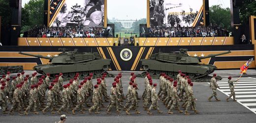 Donald Trump und seine Militärparade: Marschieren hier die Truppen des MAGA-Staates?