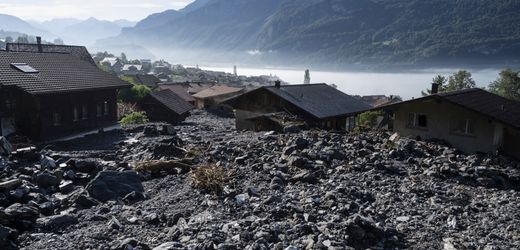 Schweiz: Brienz wegen Bergsturz-Gefahr komplett geperrt