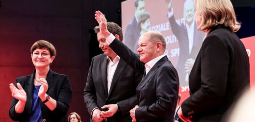 Abschiedsrede in Berlin: Olaf Scholz will der SPD als Altkanzler Freude bereiten
