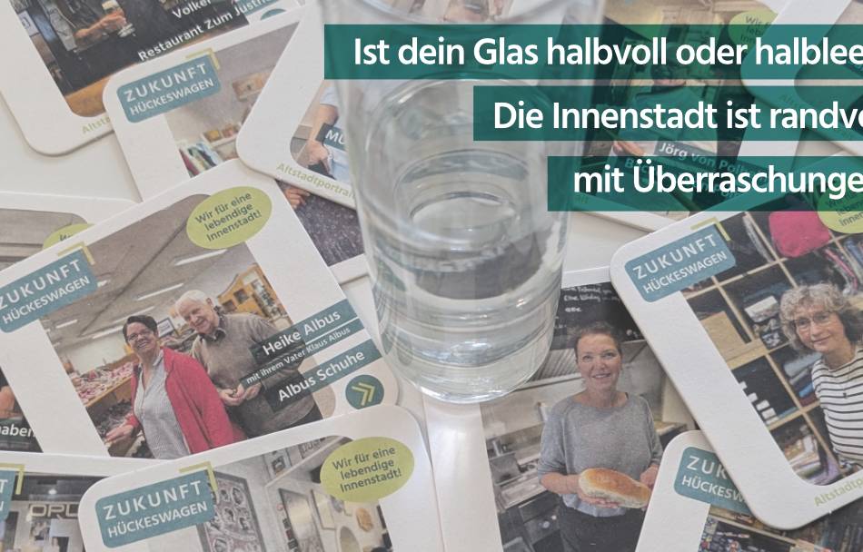Aktion des Citymanagements Hückeswagen: Lebendige Innenstadt – präsentiert auf Tausenden Bierdeckeln