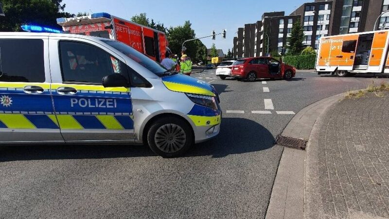 Nordring in Goch gesperrt: Ampel defekt – Unfall mit zwei Verletzten