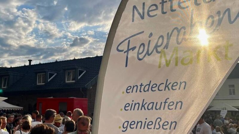 Tag ausklingen lassen in Nettetal: Feierabendmarkt in Kaldenkirchen