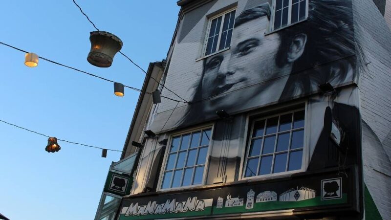 Bilder der Borussia: Die Elf vom Niederrhein auf den Straßen Mönchengladbachs