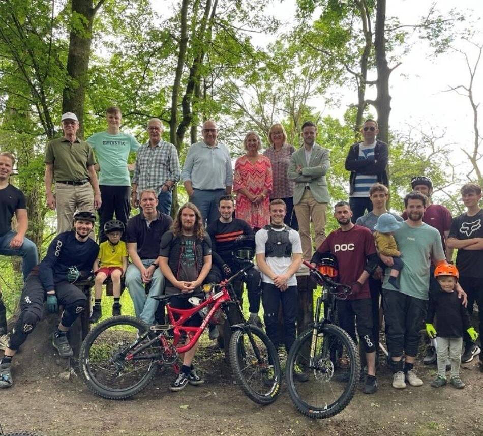 Nach Prüfung der Stadt: Eine Mountainbike-Strecke am Windberger Müllberg – schwerer als gedacht