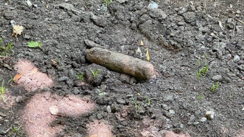 Kontrollierte Sperrung: Granate auf Waldspielplatz in Bönninghardt gefunden