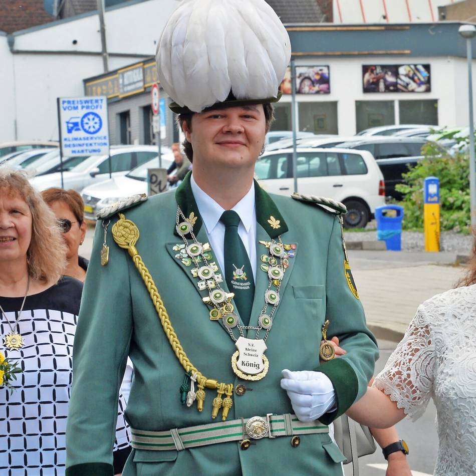 Schützenverein: Cristian Bovensiepen löst seine Schwester in Neviges als neue Majestät ab