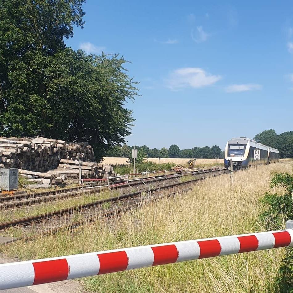 Schwellen bei Geldern werden ausgetauscht: So gehen die Arbeiten am maroden Gleis beim Niersexpress voran