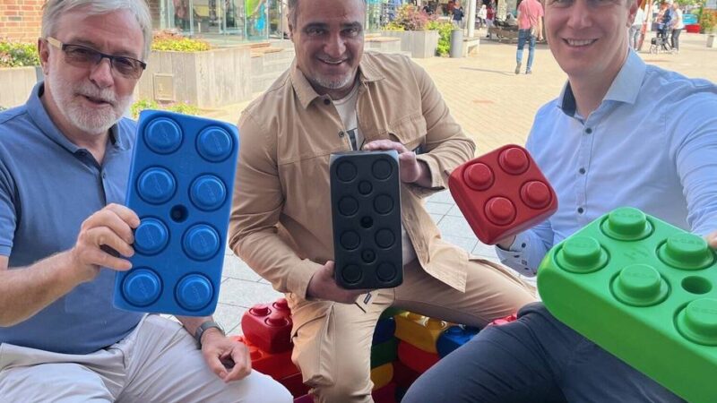 Stadtfest Monheim: So will Daniel Zimmermann die Stadtwette mit Klemmbausteinen gewinnen